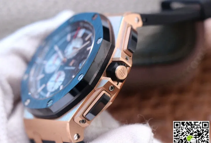 Audemars Piguet Royal Oak Offshore 26401RO.OO.A002CA.01 JF Factory 1:1 Best Edition Replica Watch Black Strap